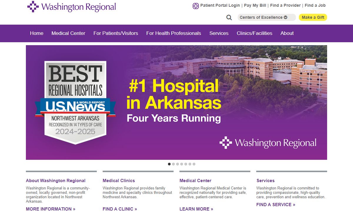 Home | Washington Regional Medical System