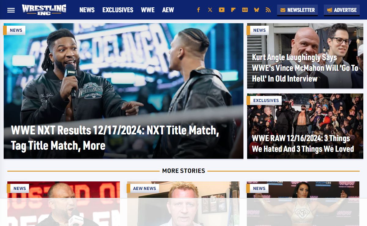 Wrestling Inc. | Pro Wrestling News, WWE & AEW Results, Superstar Interviews