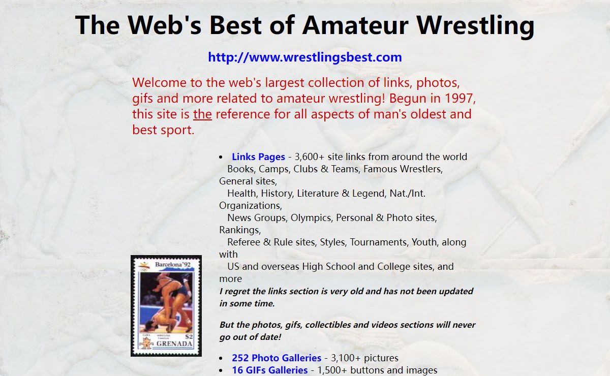 The Web's Best of Amateur Wrestling by Tom Fortunato, Rochester, NY