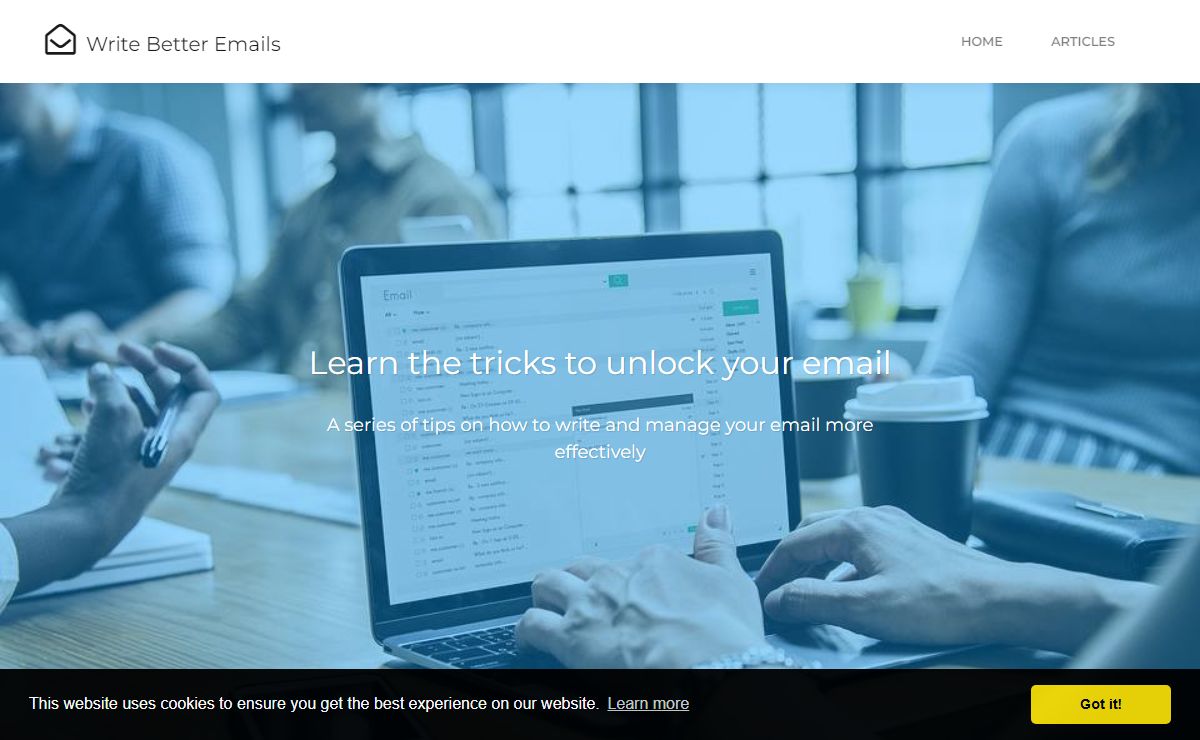 WriteBetterEmails.com | Learn how to master your inbox and messages