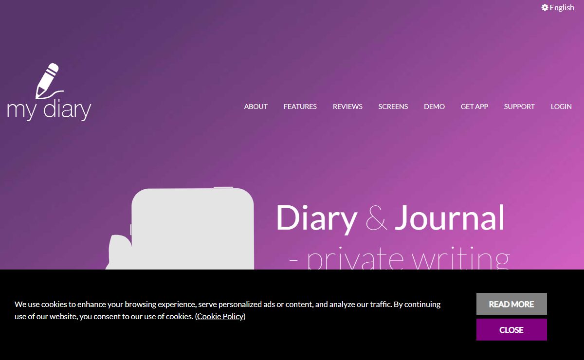 DIARY and JOURNAL — Private writing with FREE APP!