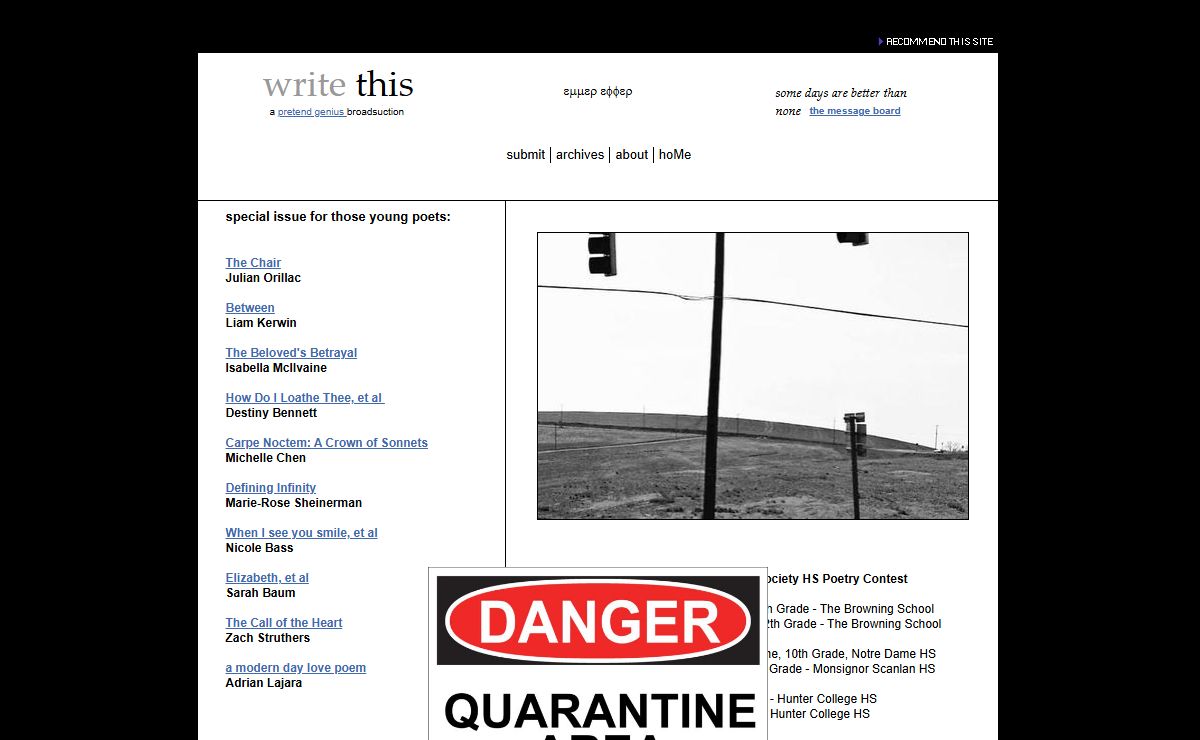 publishing short stories, poetry, literary fiction. submit to write this