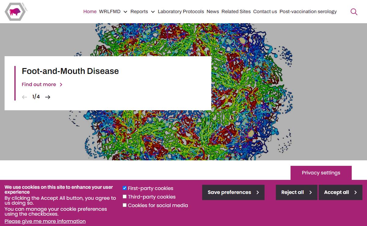 Homepage | World Reference Laboratory for Foot-and-Mouth Disease