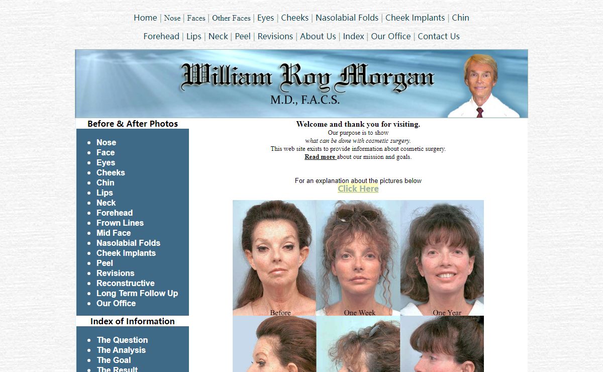 Cosmetic Surgery by William Roy Morgan M.D., F.A.C.S.