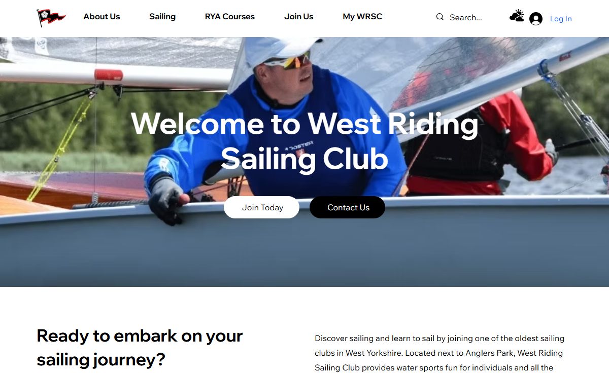 Join One Of The Oldest Sailing Clubs in West Yorkshire | WRSC
