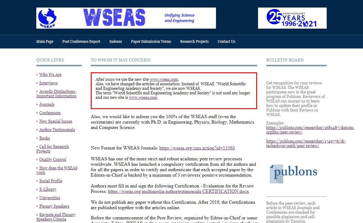 WSEAS