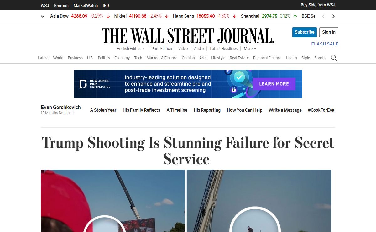 The Wall Street Journal - Breaking News, Business, Financial & Economic News, World News and Video