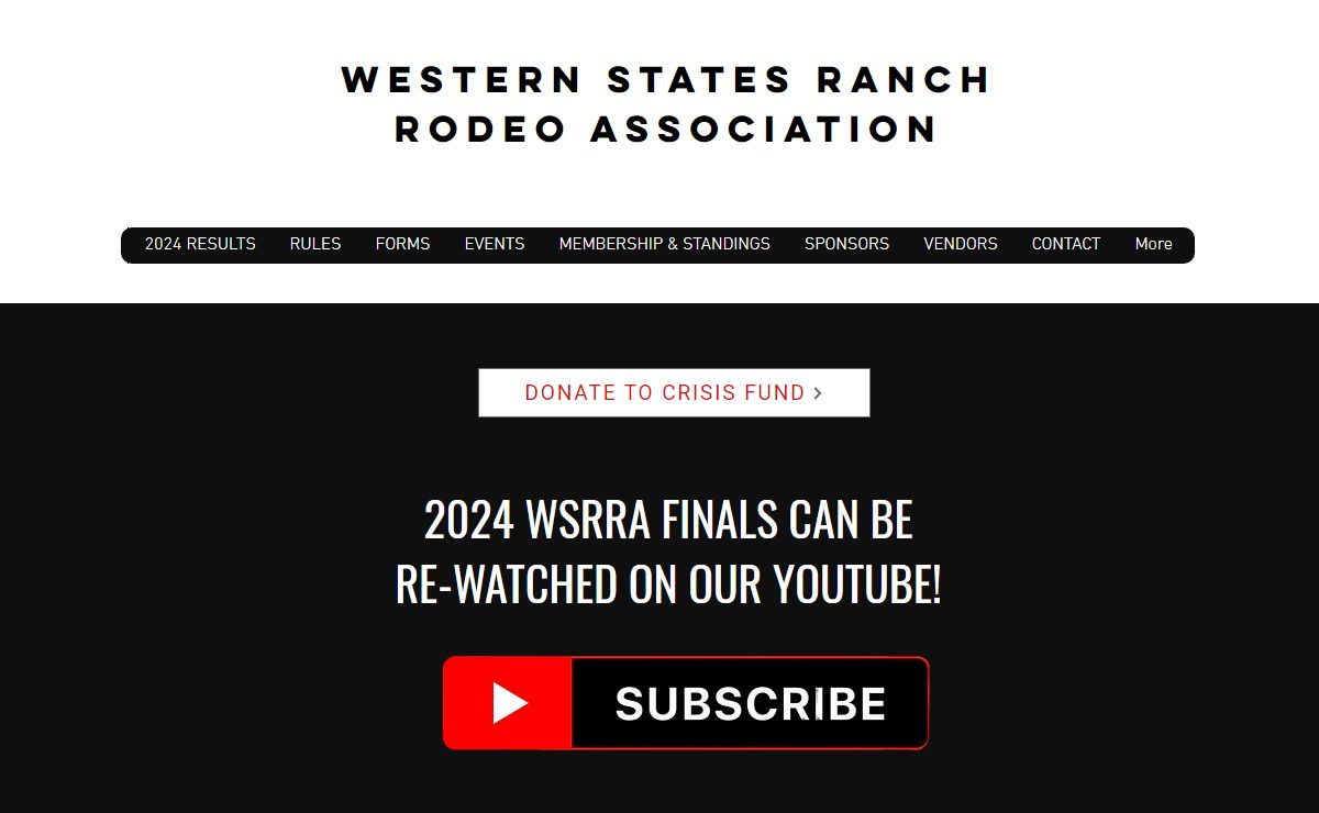 HOME | Western States Ranch Rodeo Association