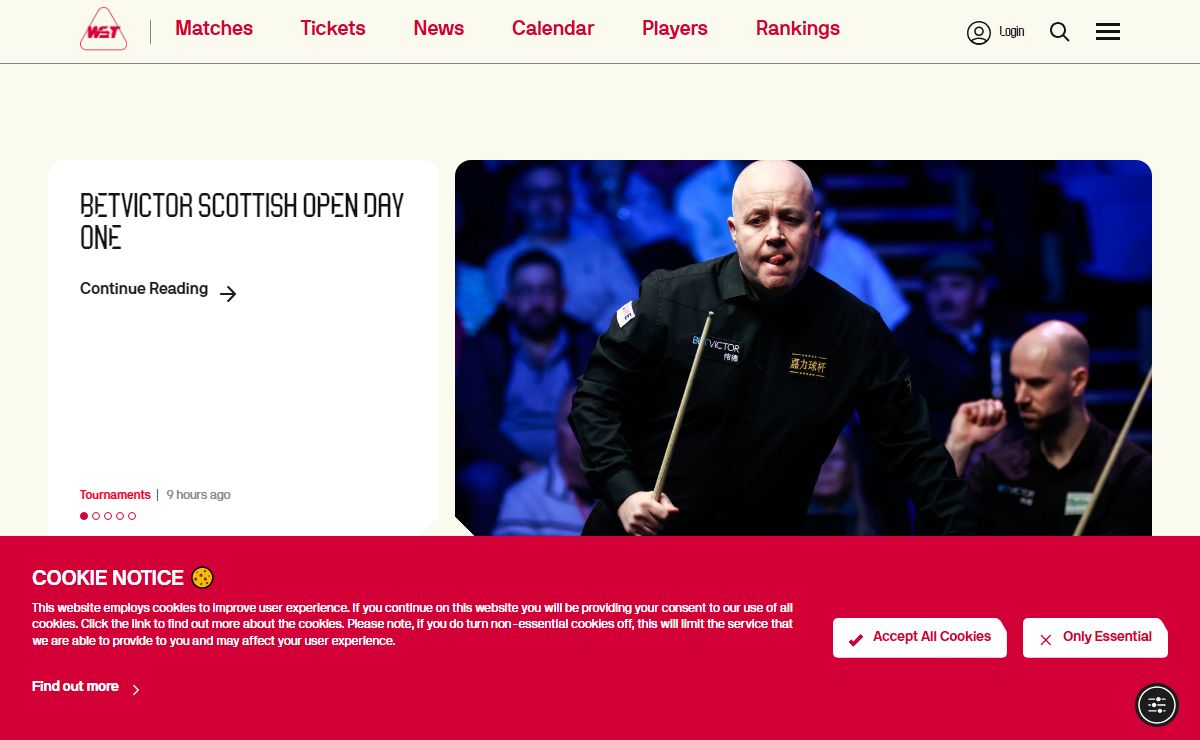 Home of World Snooker - World Snooker Tour