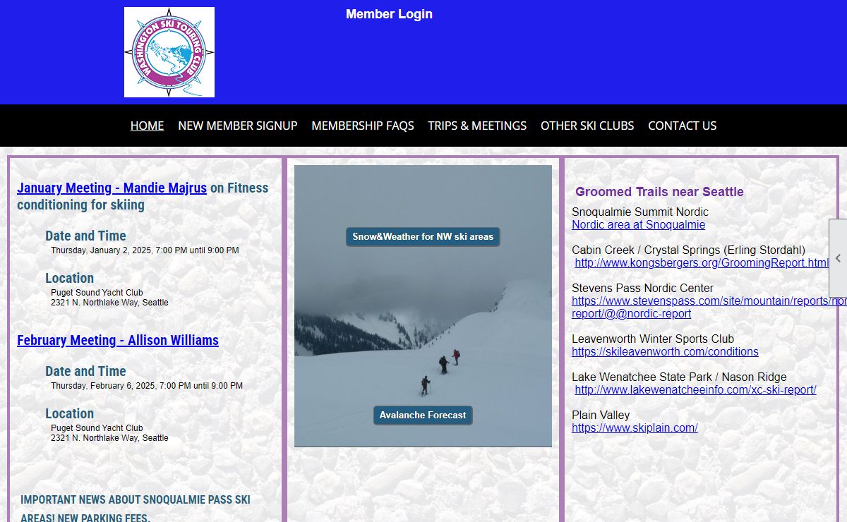 Home - Washington Ski Touring Club