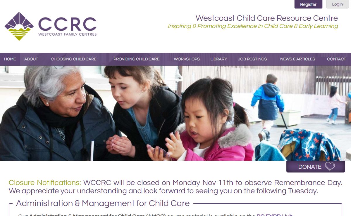 Westcoast Child Care Resource Centre