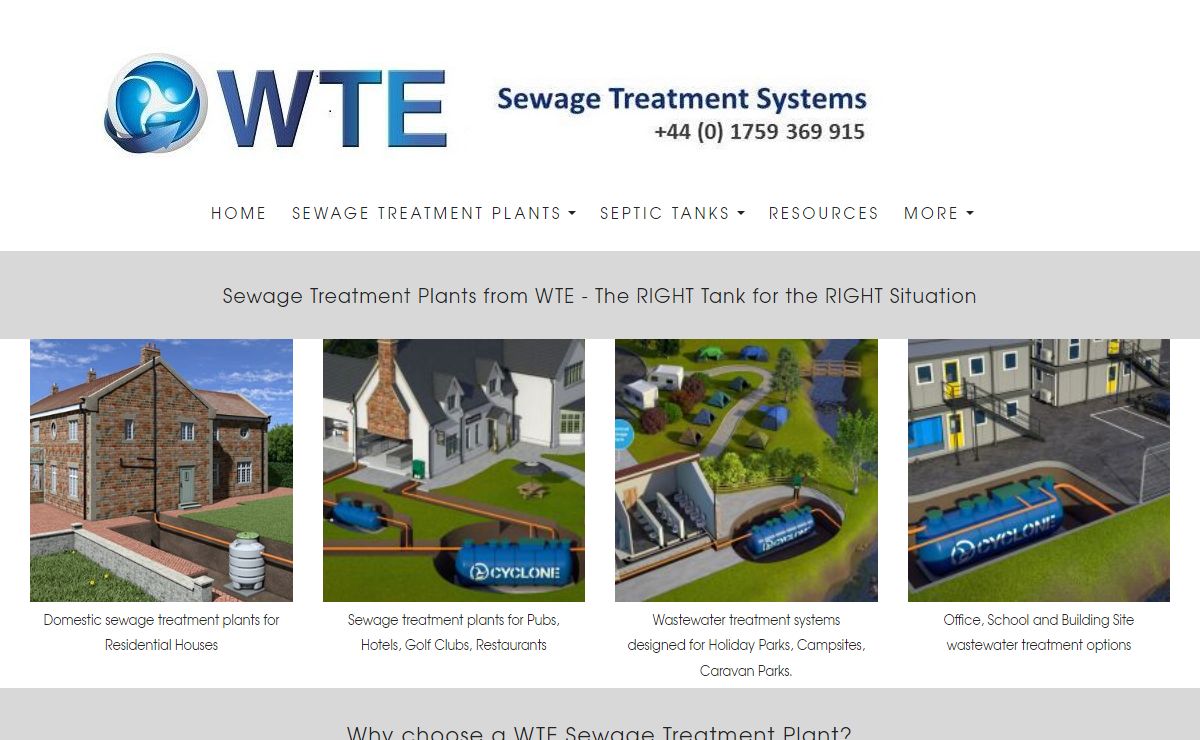 WTE | Sewage Treatment Plant | Septic Tank