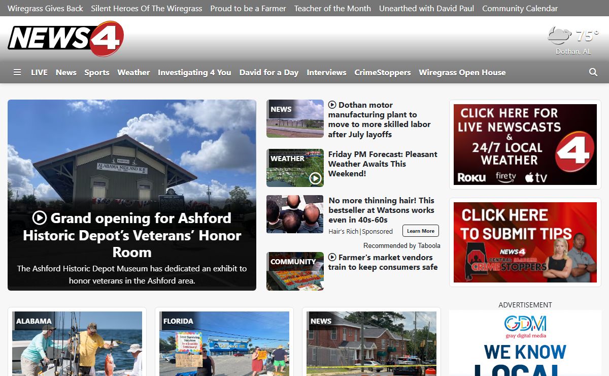 WTVY | News, Weather, Sports | Dothan, AL