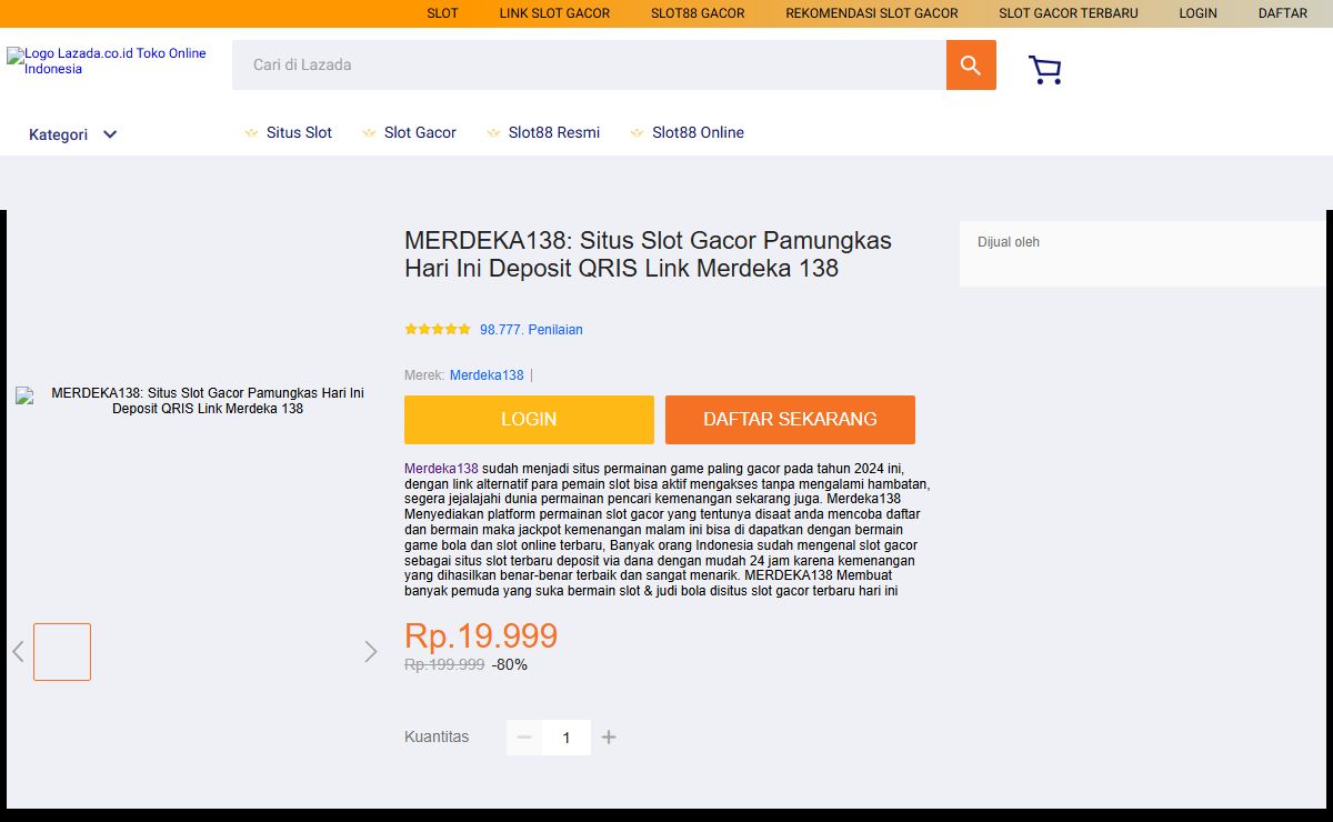 MERDEKA138: Situs Slot Gacor Pamungkas Hari Ini Deposit QRIS Link Merdeka 138