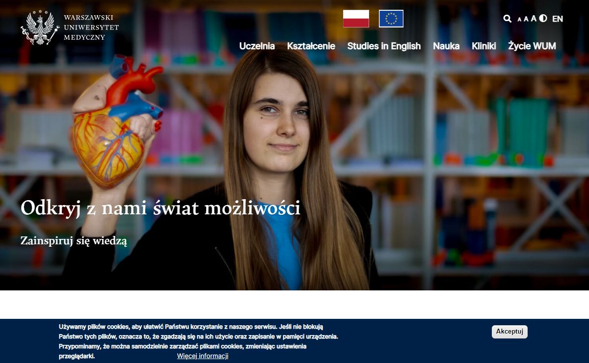 Warszawski Uniwersytet Medyczny | Najlepsze studia medyczne