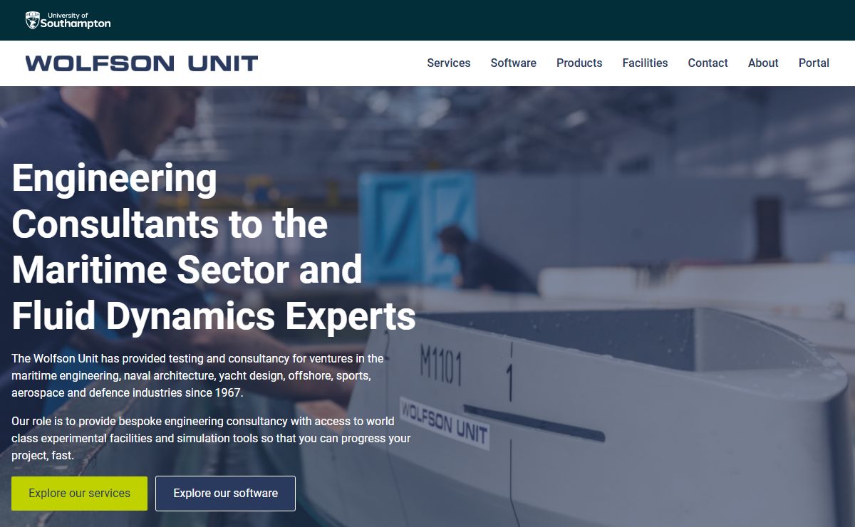 Wolfson Unit – Engineering Consultants to the Maritime Sector and Fluid Dynamics Experts