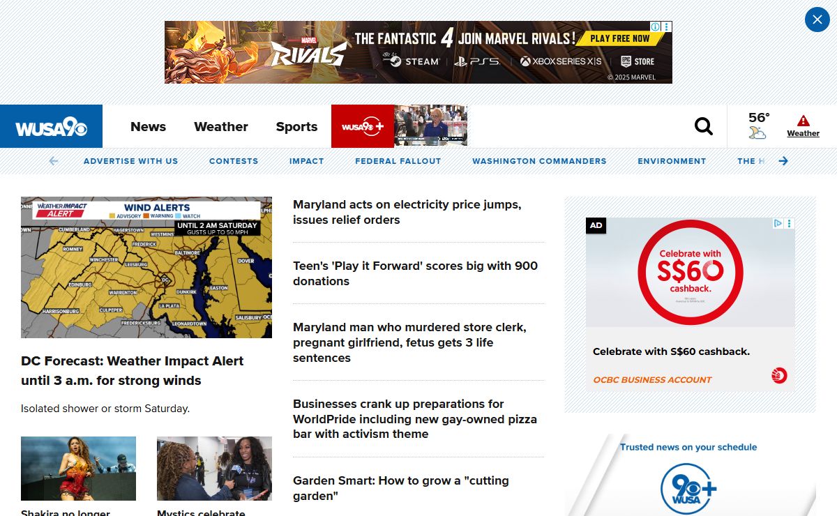 Washington, DC's Leading Local News: Weather, Traffic, Sports and more | Washington, DC | wusa9.com