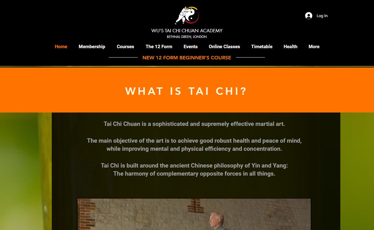 Tai Chi | Wu's Tai Chi Chuan Academy, Bethnal Green, London | England
