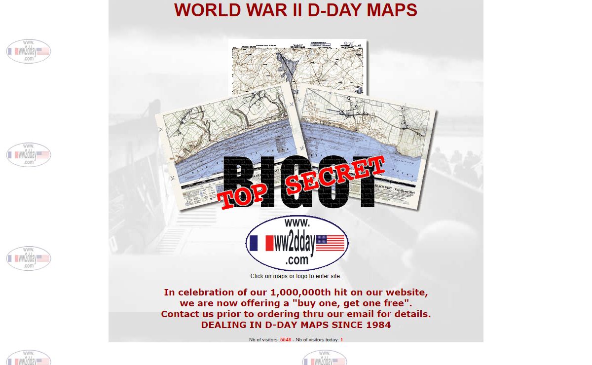 World War II Maps - Top Secret Bigot