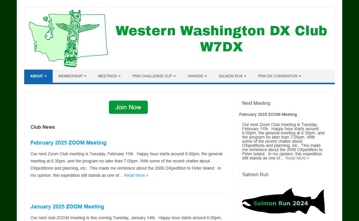 Western Washington DX Club – WWDXC, W7DX, one of the West Coast's most active radio clubs.