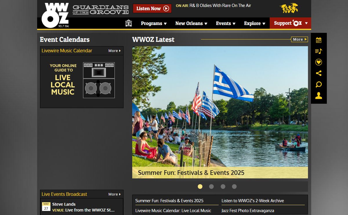 WWOZ New Orleans 90.7 FM | New Orleans music to the universe!