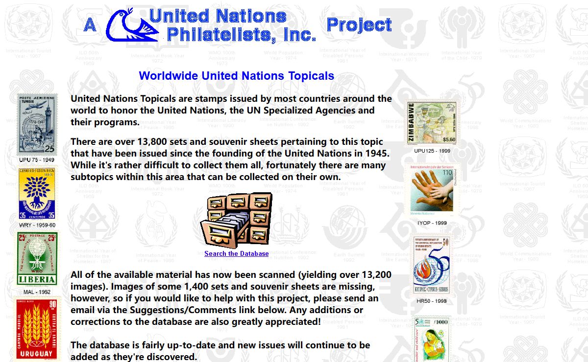 Worldwide United Nations Topicals