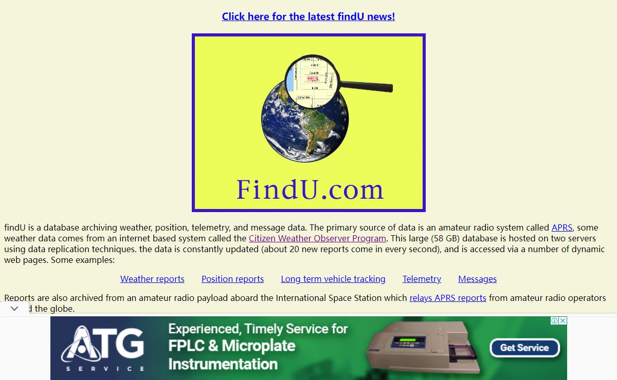 APRS Database Access