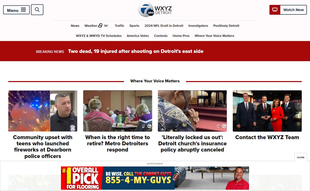 WXYZ Channel 7: Detroit news, weather, traffic and more