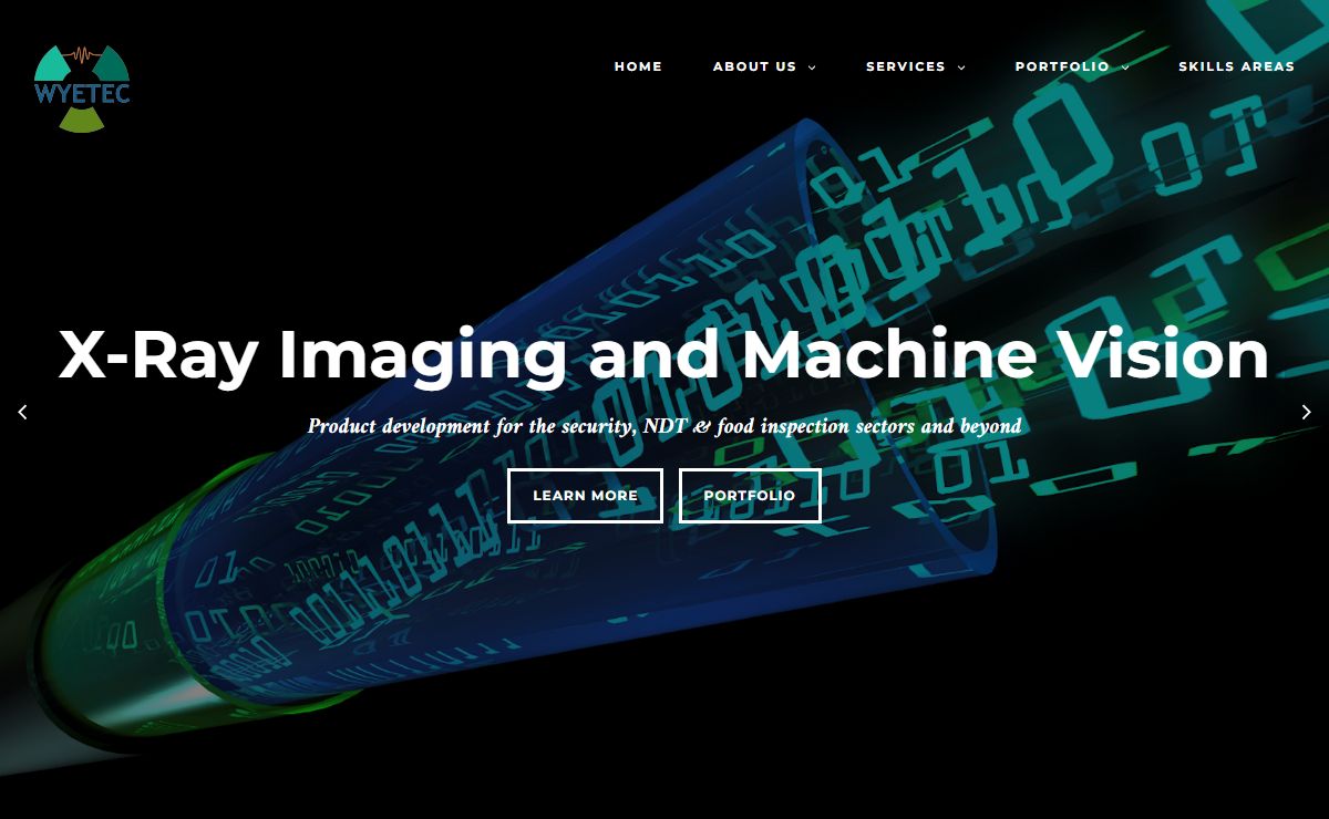 Custom software development, X-ray imaging and Machine Vision : WyeTec -