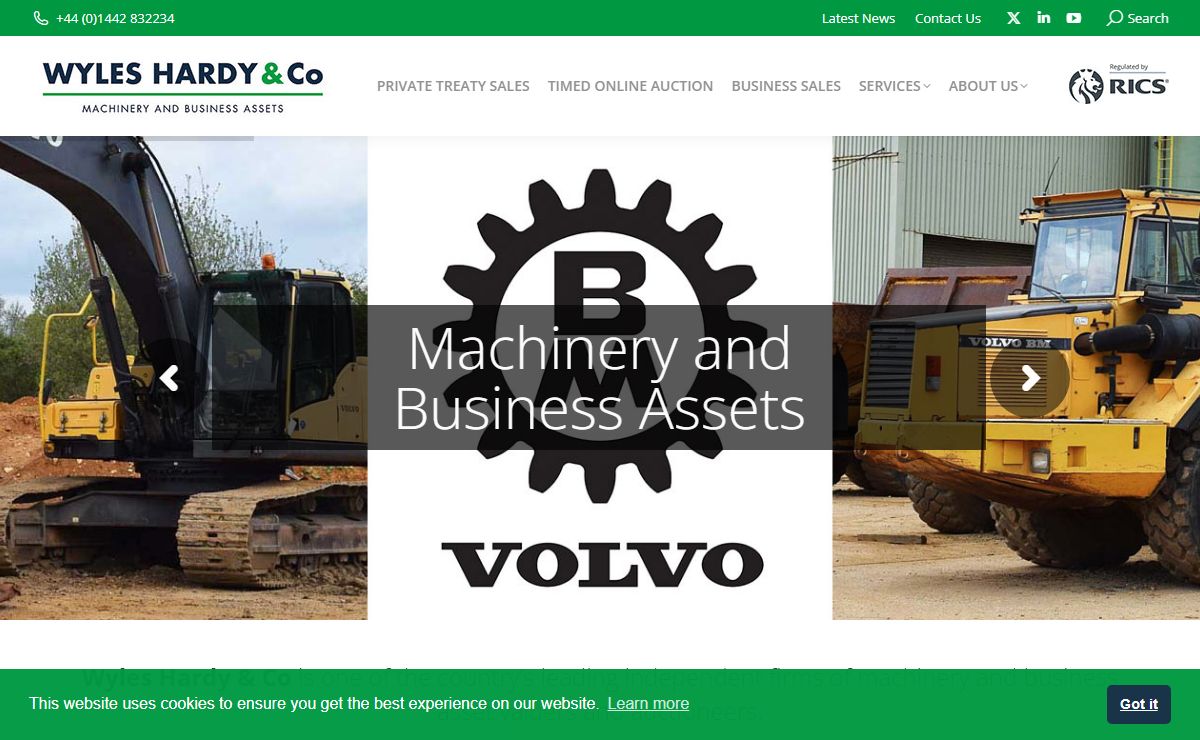 Wyles Hardy & Co - Machinery and Business Asset Valuers and Auctioneers