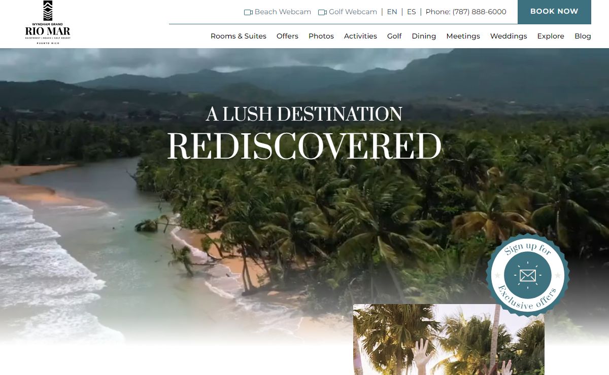 Wyndham Grand Rio Mar Rainforest Golf & Beach Resort | Official Site