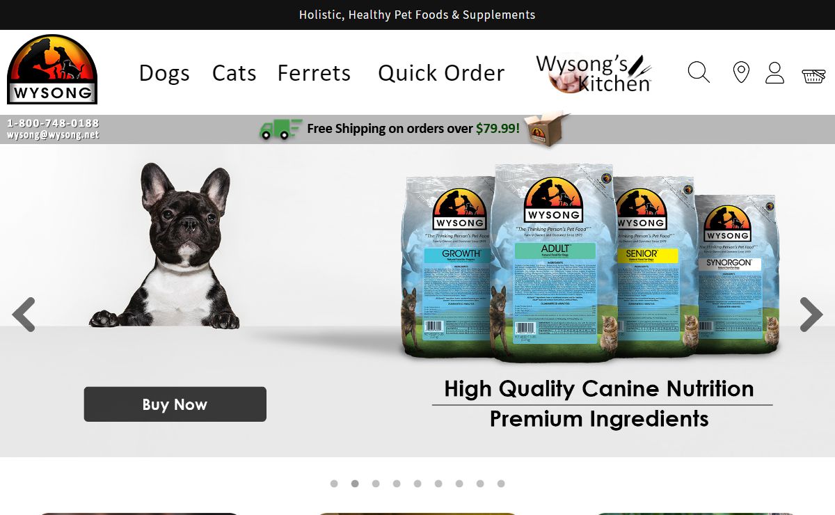 Healthy Dog & Cat Food - Natural & Holistic | Wysong