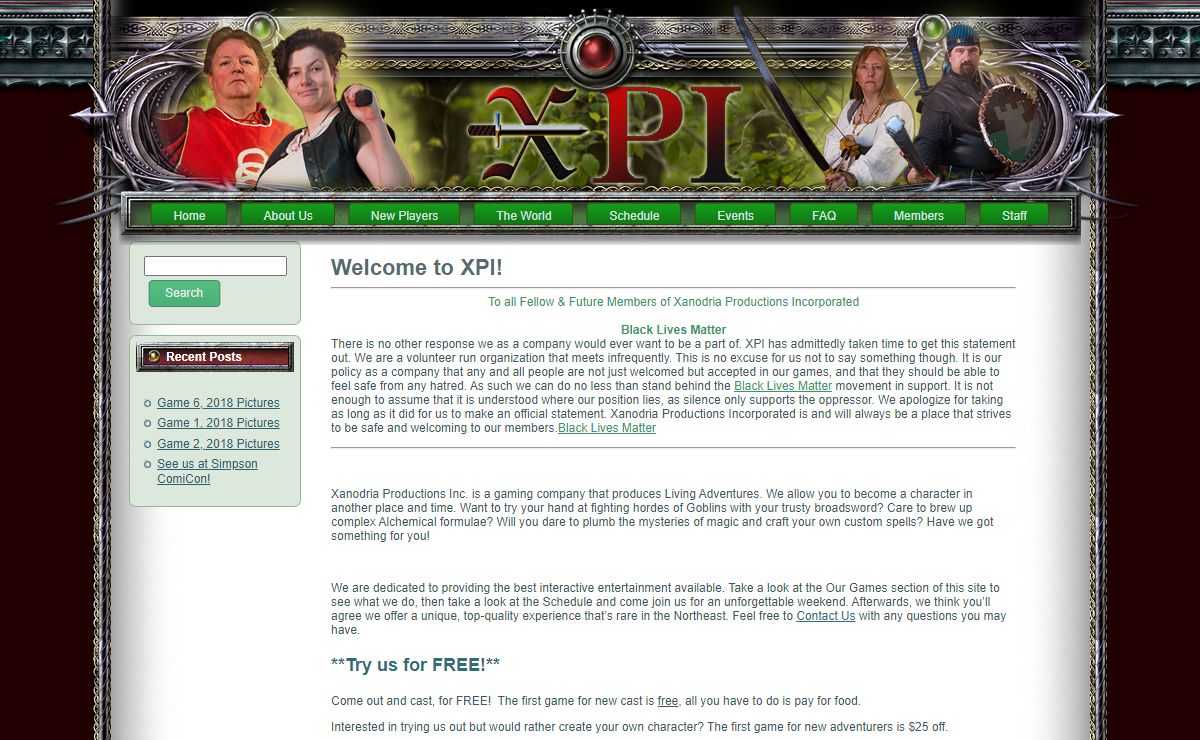 Xanodria Productions Inc.: Welcome to XPI!