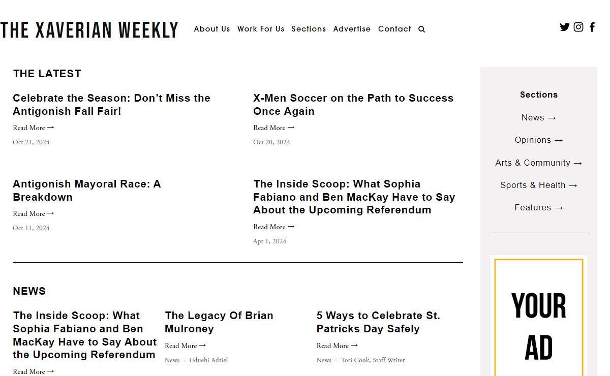 The Xaverian Weekly