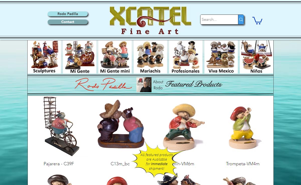 Rodo Padilla | Xcatel.com, Artist & artisans of stoneware figurines & sculptures