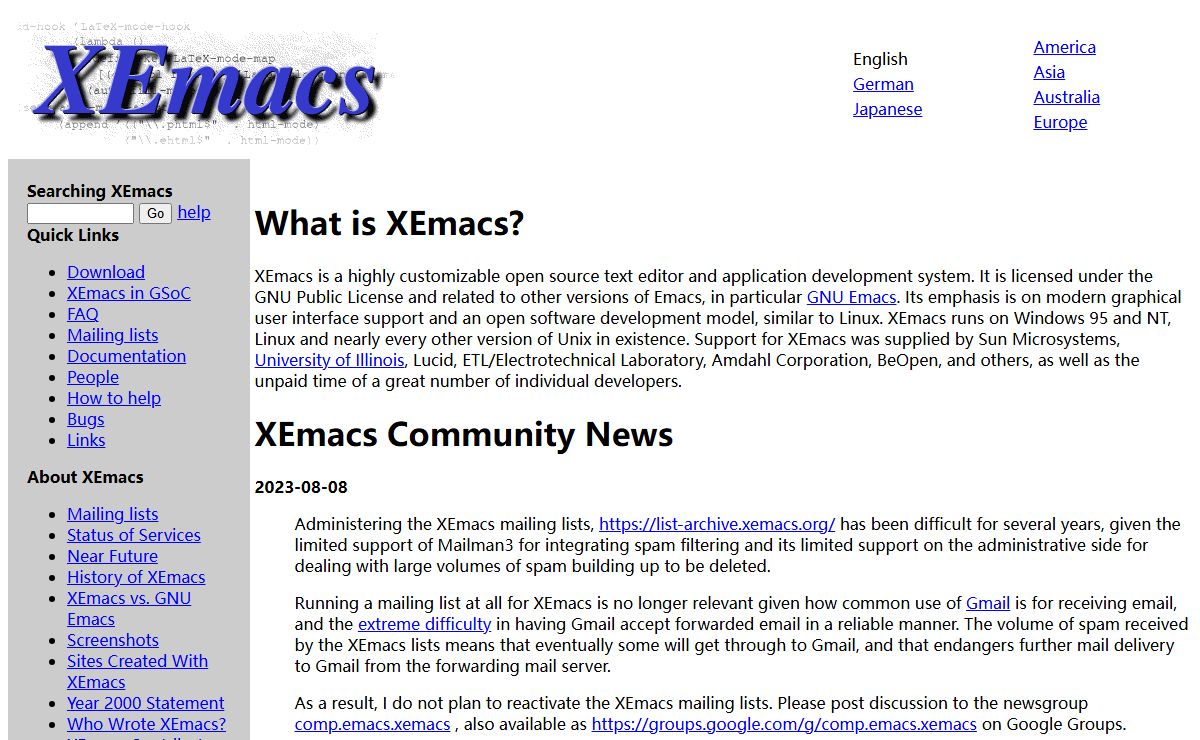 XEmacs: The next generation of Emacs
