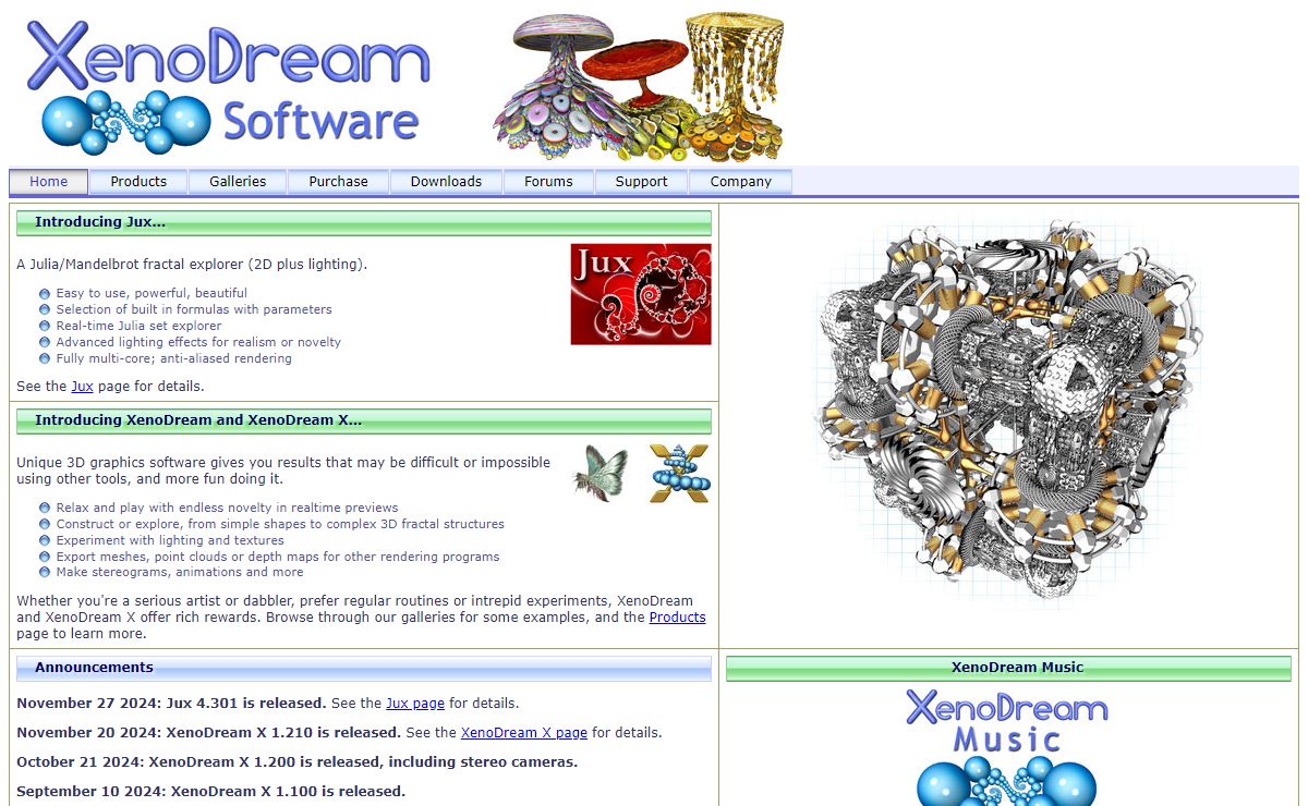 XenoDream Software 3D graphics - Home