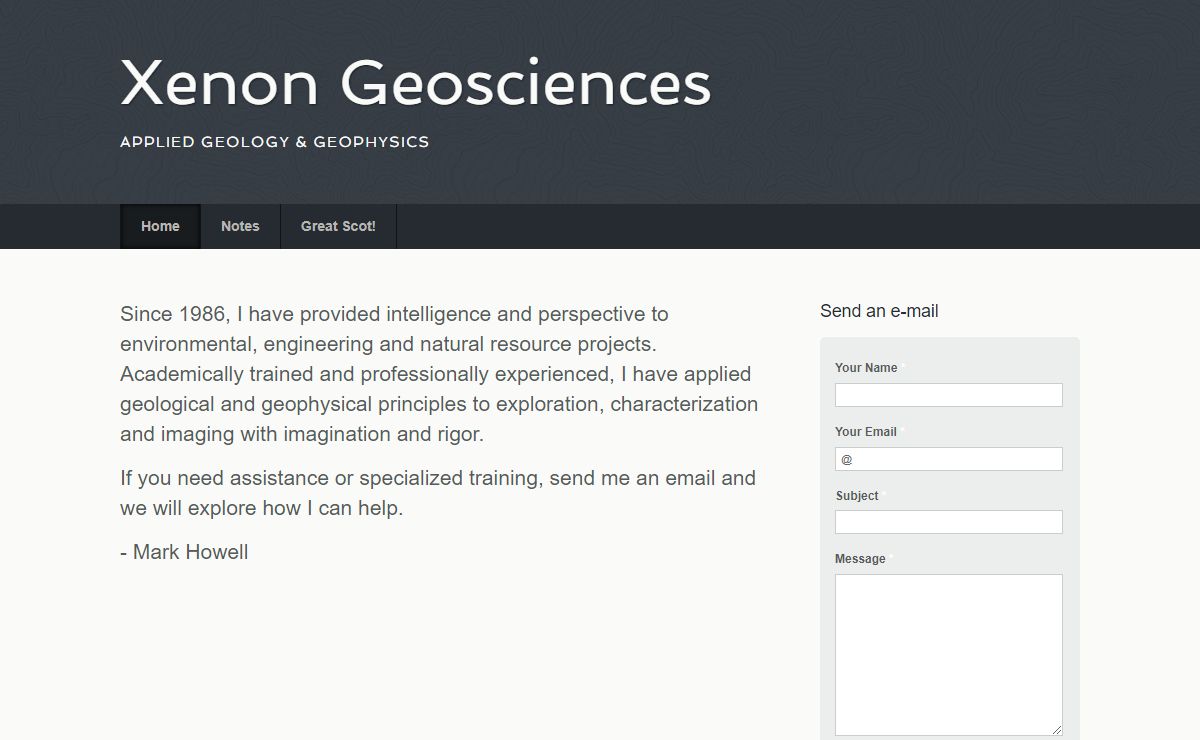 Xenon Geosciences - Home
