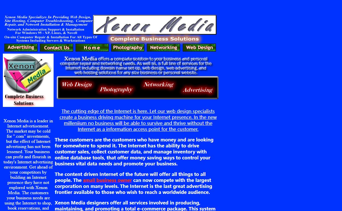Web Site Advertising and Internet Marketing Services that include Email Advertising and Social Advertising