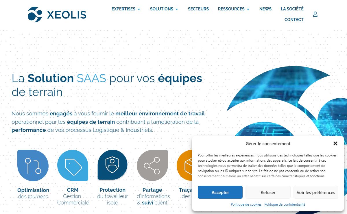 XEOLIS - La Solution SAAS pour vos équipes de terrain - XEOLIS - La Solution SAAS pour vos équipes de terrain