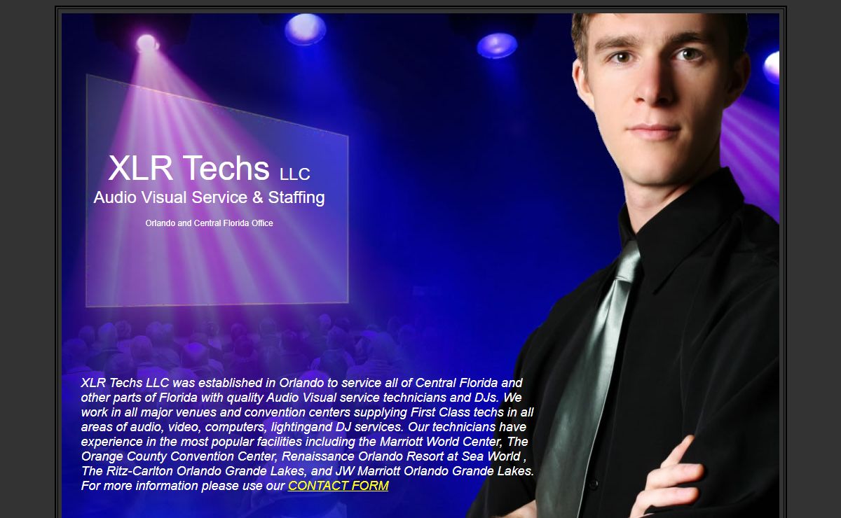 Audio Visual Staffing Orlando Orange County Florida Sound Reinforcement A/V Convention Staffing Presentation Services