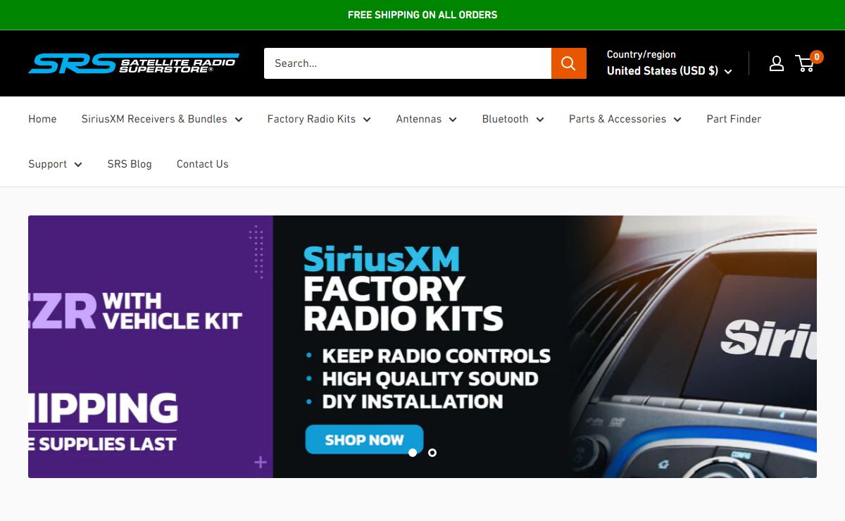 Satellite Radio Superstore Leading SiriusXM Online Retailer Since 2003