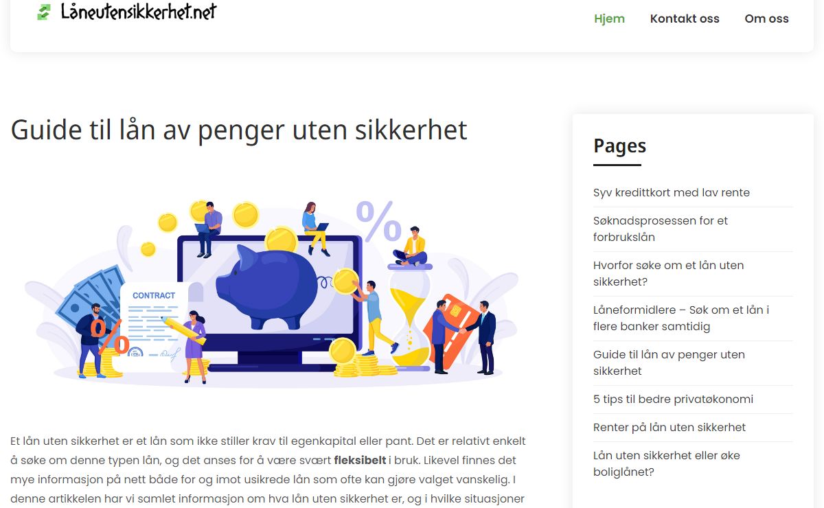 Lån Uten Sikkerhet | Søk Beste (2022)