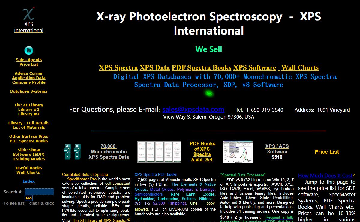 XPS Int'l offers Charts, PDFs, Handbooks, Databases, Libraries, Software, Movies and XPert, .