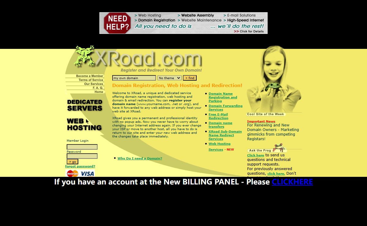 XRoad Domain Name Registration,URL and Email Redirection,Domain Forwarding