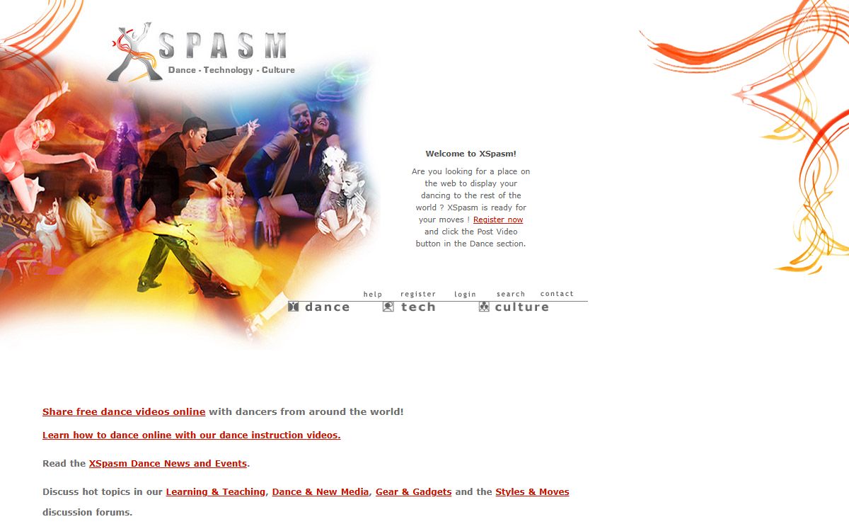 XSPASM :: ONLINE DANCE VIDEOS - DANCE & TECHNOLOGY - DANCE CULTURE