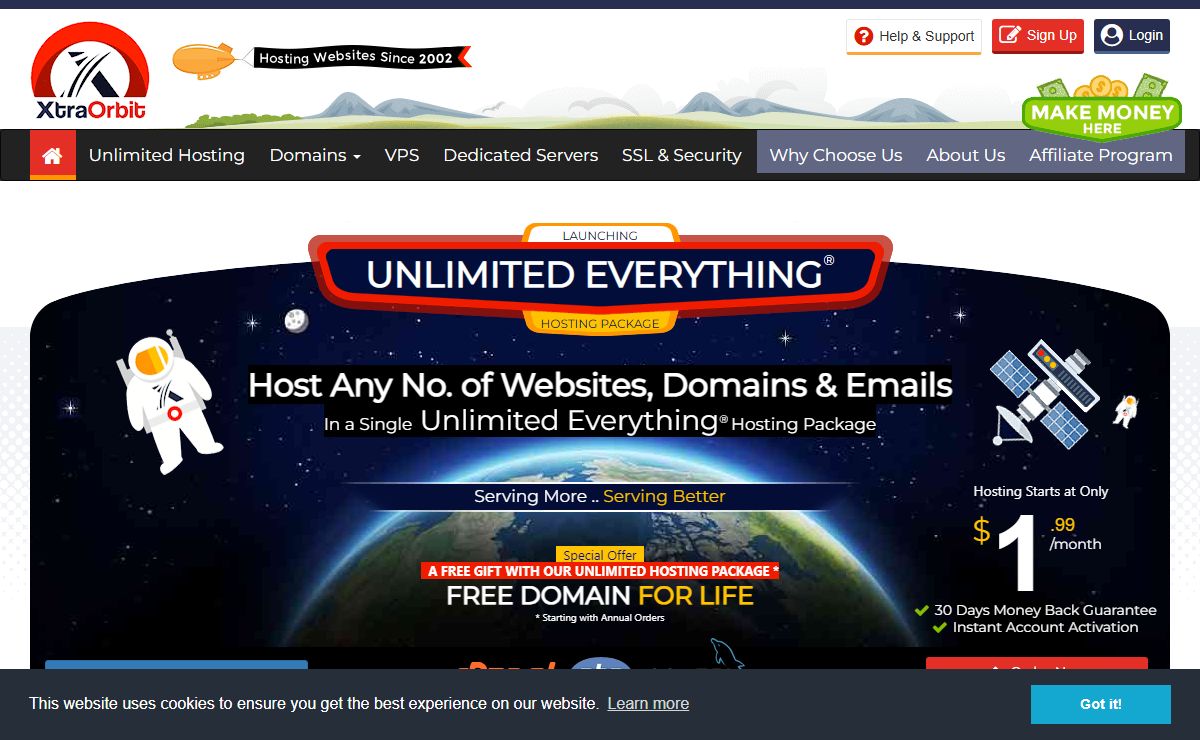 XtraOrbit :: Web Hosting :: Skrill, Bitcoin, Perfect Money, PayPal, Payza and Credit Cards Accepted.
