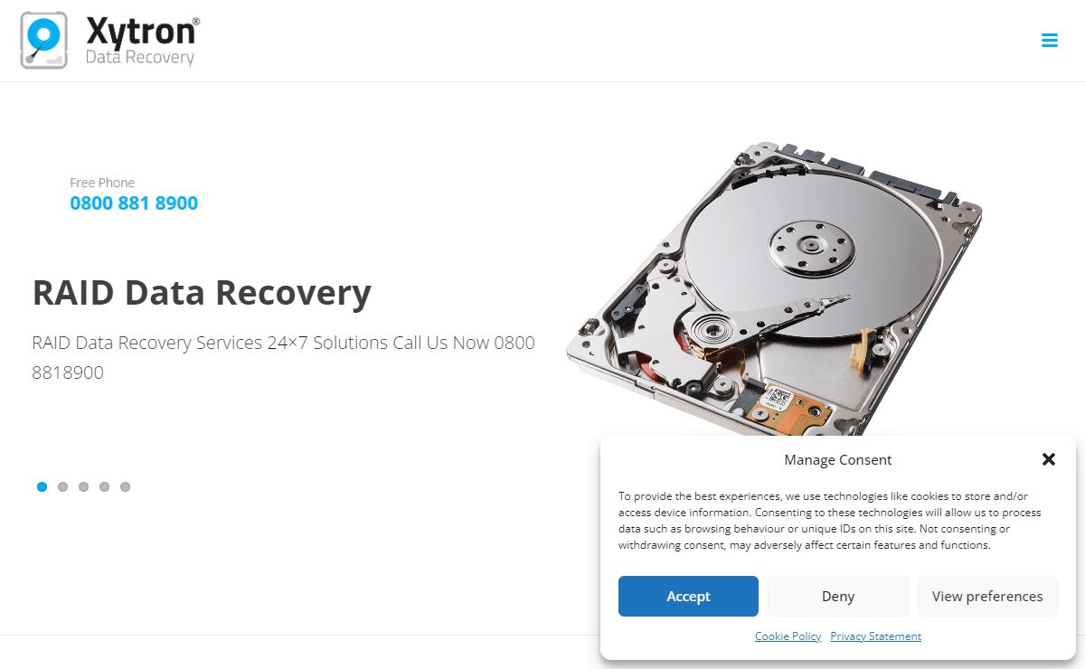 Xytron Data Recovery | Expert UK Hard Drive & RAID Services