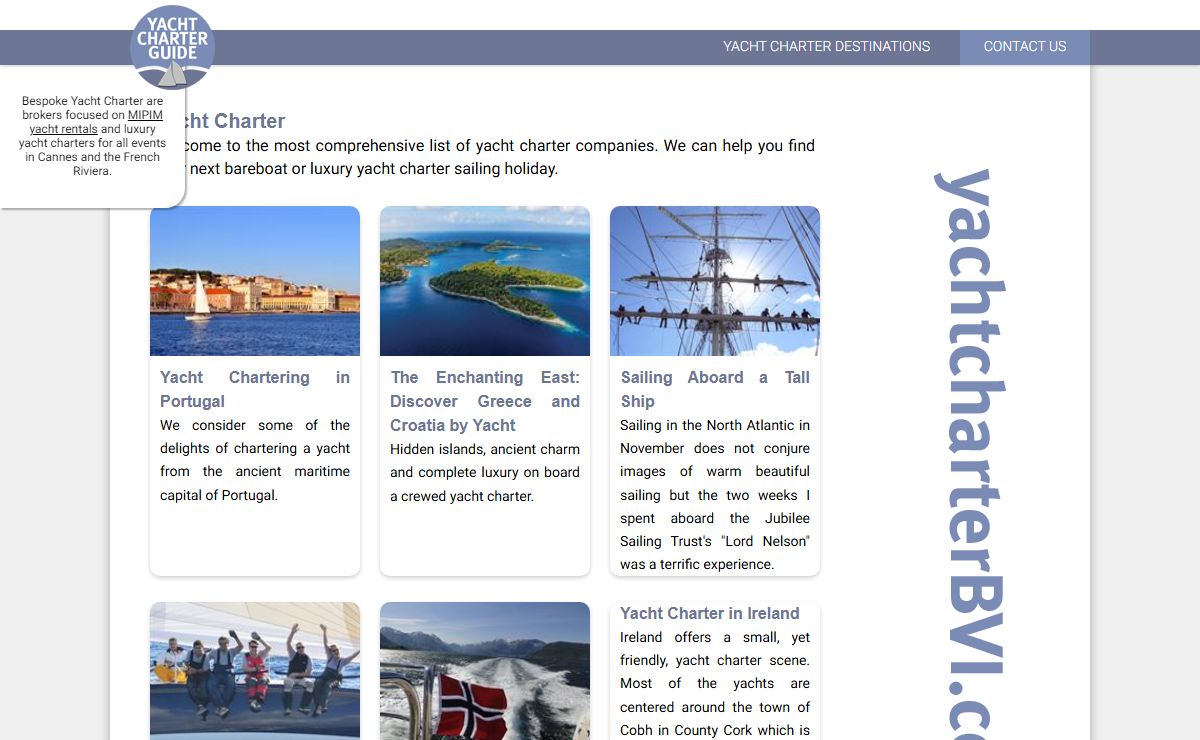 Yacht Charter Guide