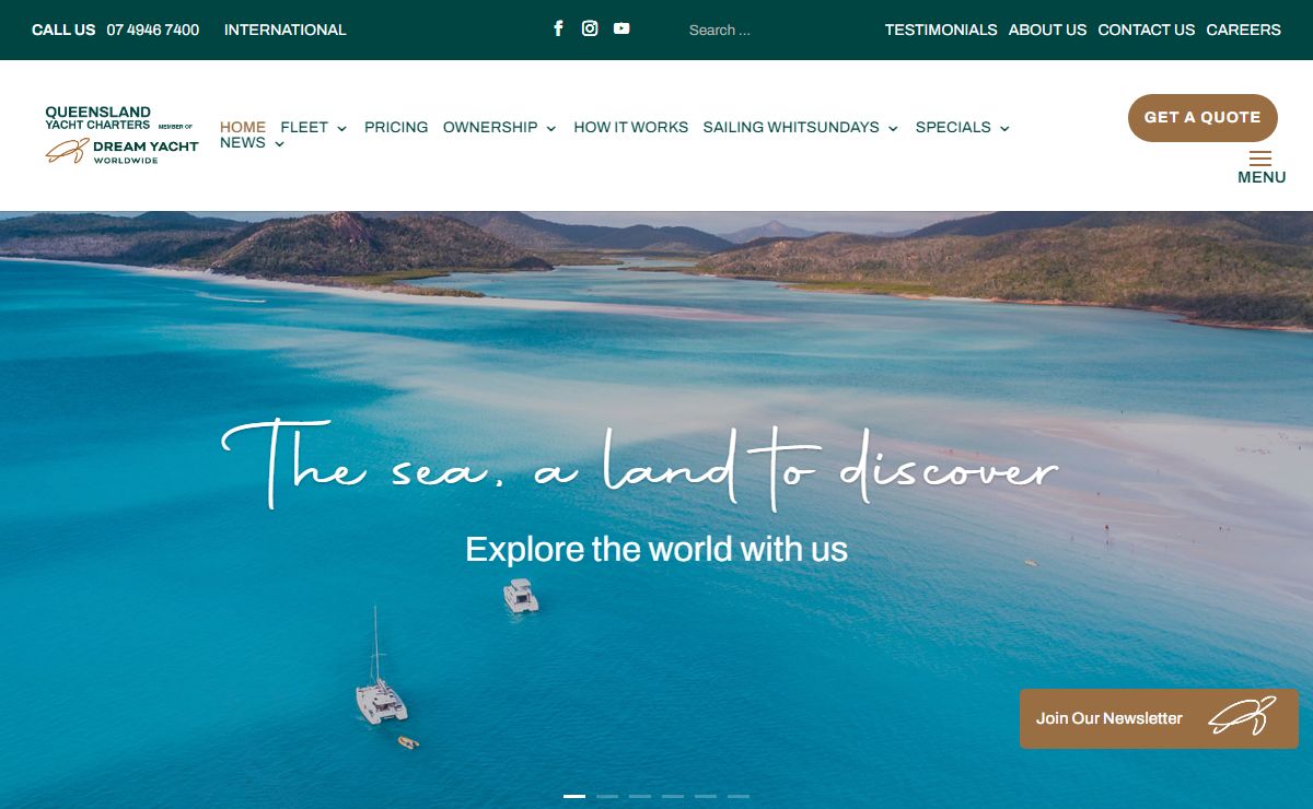 Queensland Yacht Charters | Bareboat Yacht Charters Whitsundays